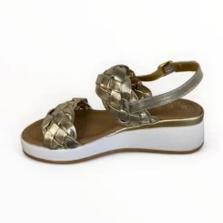 Repo Gold Wedge Sandal