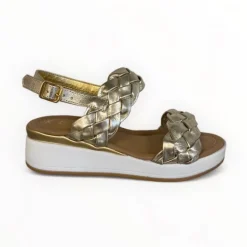 Repo Gold Wedge Sandal