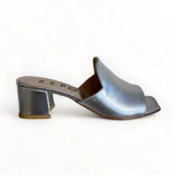 Repo Silver Mule Sandal