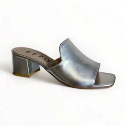 Repo Silver Mule Sandal