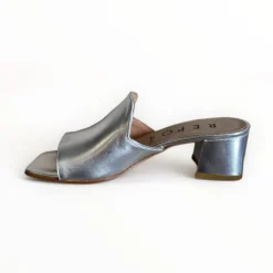 Repo Silver Mule Sandal