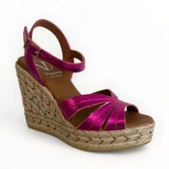 Viguera Metallic Espadrille Sandal
