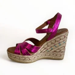 Viguera Metallic Espadrille Sandal