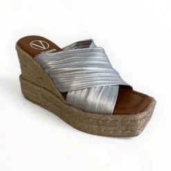 Viguera Silver Espadrille
