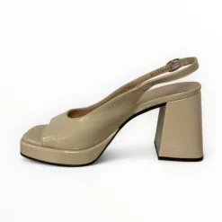 Wonders Patent Platform Sandal